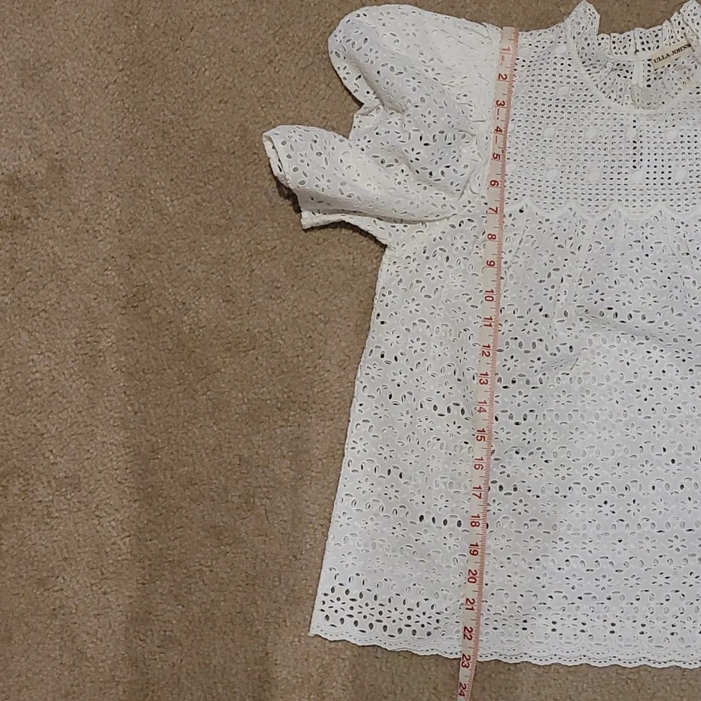Ulla Johnson Mae Eyelet Blouse 2 - Picture 9 of 12
